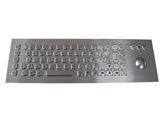 IP67 clés 400DPI du clavier montées par panneau 74 avec la boule de commande mécanique