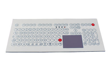 de panneau 108 clavier imperméable IP65 supérieur de membrane industrielle principale de support avec le touchpad